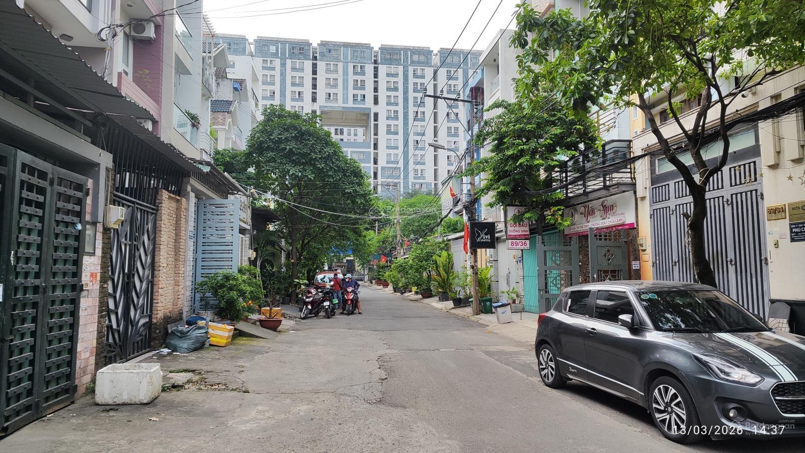 Siêu phẩm đồng bộ. 4 tầng, ngay chung cư Dream Home, chợ Thạch Đà, 76m2, hẻm 10m, 9.9 tỷ