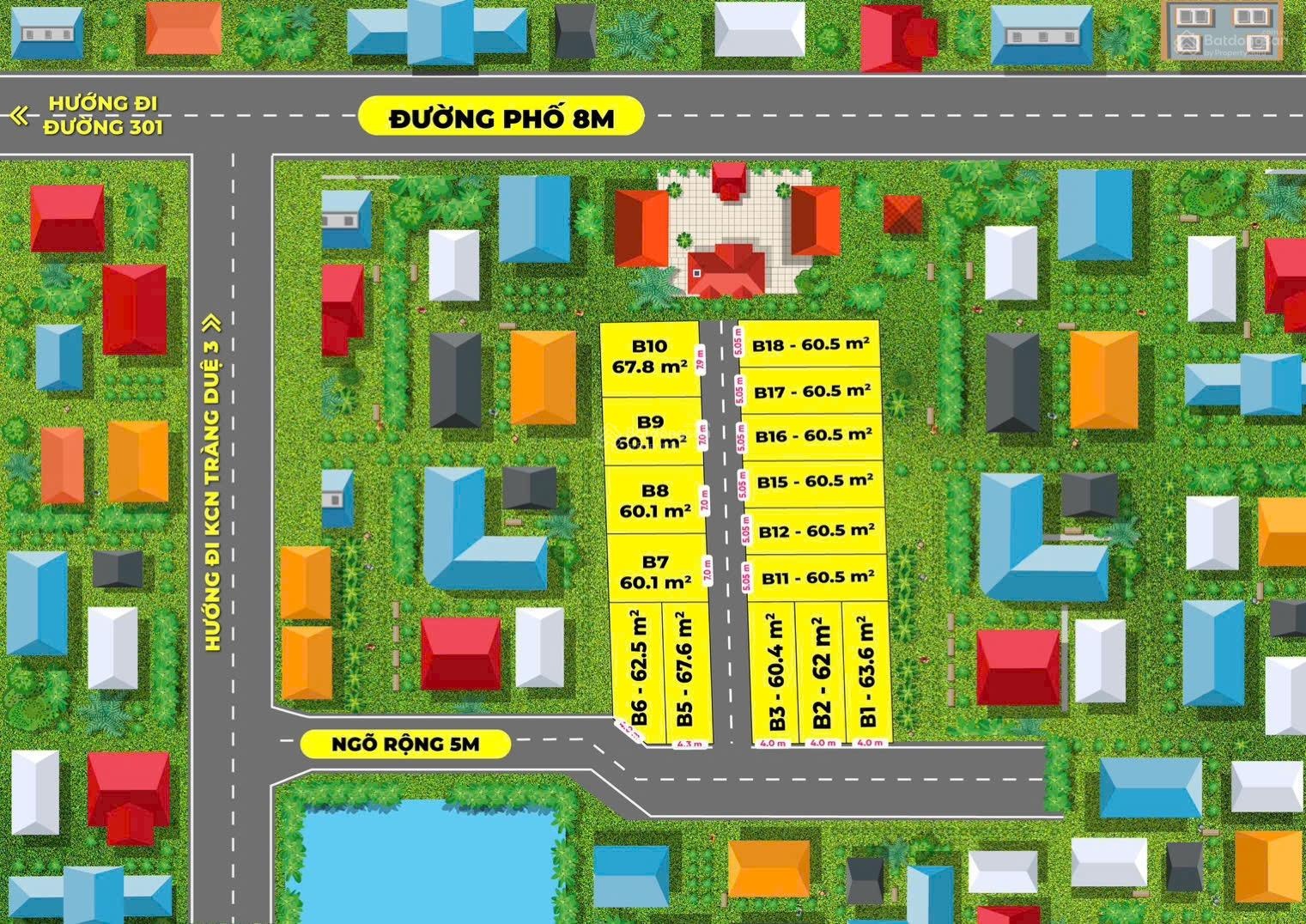 Lô đất vị trí cổng lõi KCN Tràng Duệ 3 ngay LG, giá nhỉnh 10tr/m2 trung tâm hạ tầng sẵn sổ đỏ