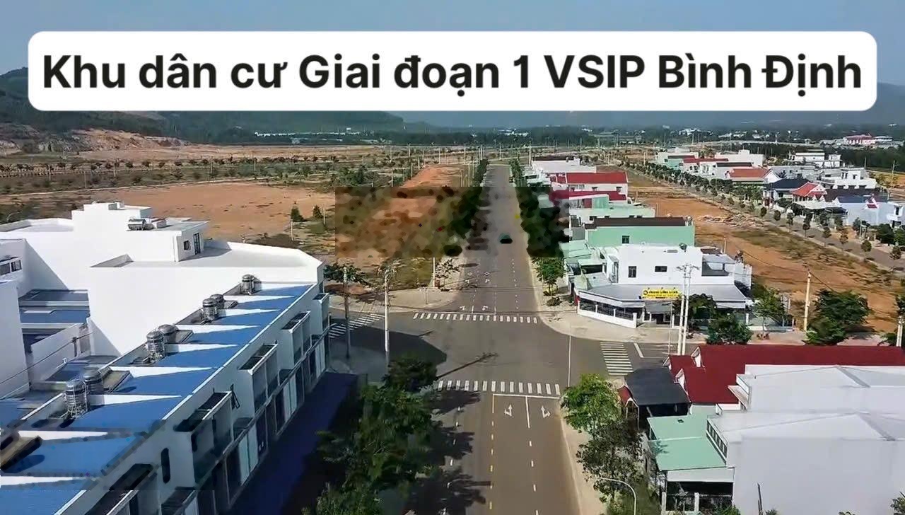 Bán gấp đất nền nền ngay trung tâm VSIP Bình Định ( Đã có sổ ký chuyển nhượng ngay)