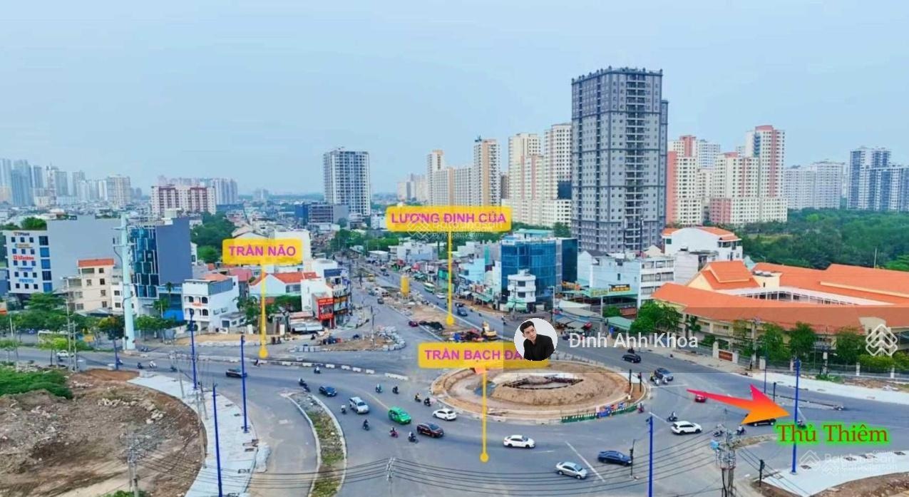 Bán đất siêu vị trí MT Lương Định Của, 10x20m công nhận đủ, có vỉa hè trước đất 10m siêu đẹp