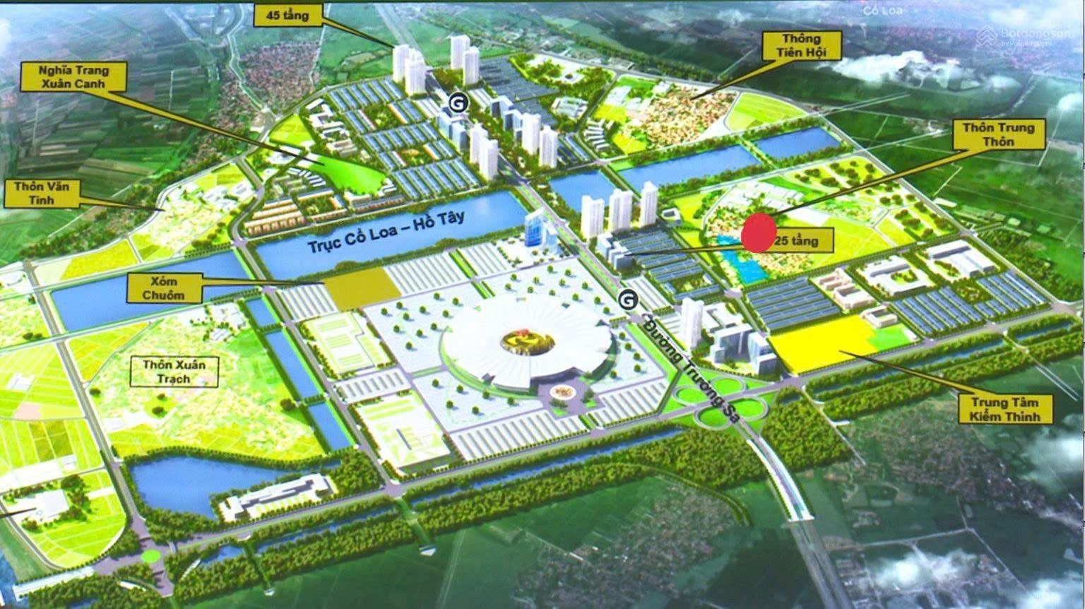 Bán 46m đất đầu cầu Tứ Liên, Đông Anh, Hà Nội