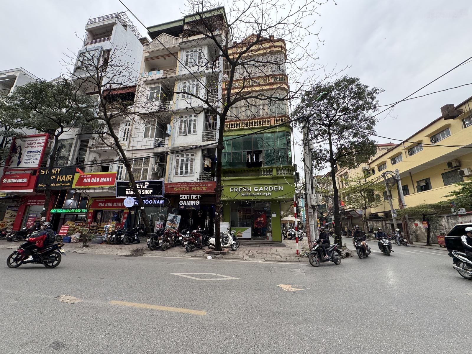 GIẢM CHÀO 4 TỶ: Nhà mặt phố Chiến Thắng_Văn Quán: 75m*6 tầng thang máy kinh doanh víp 24 tỷ