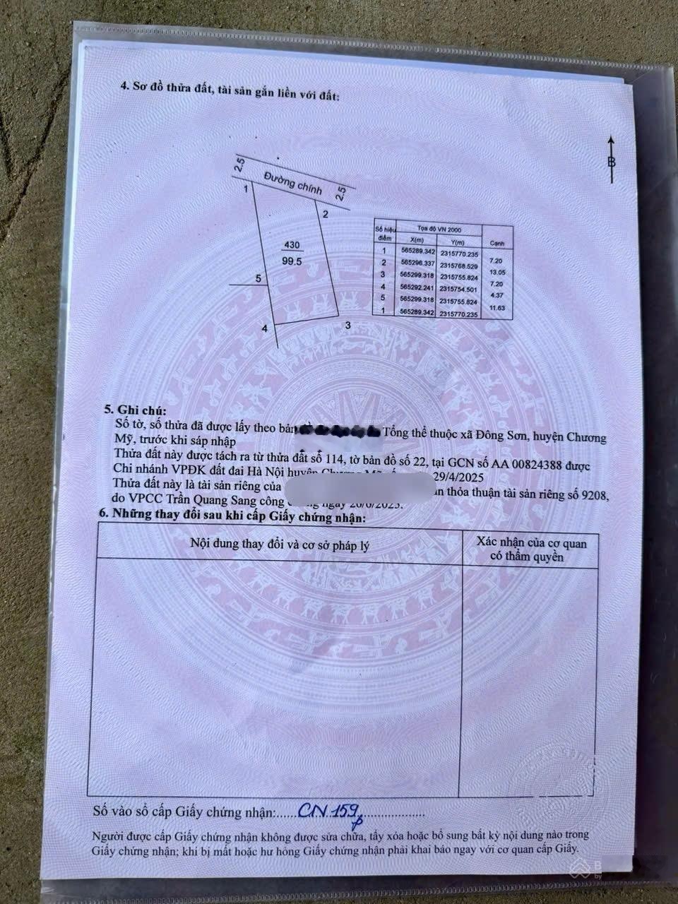 Còn sót duy nhất 1 lô trung tâm phú nghĩa 99,5m full thổ đường thôngi dân cư đông giá hơn 2 tỷ