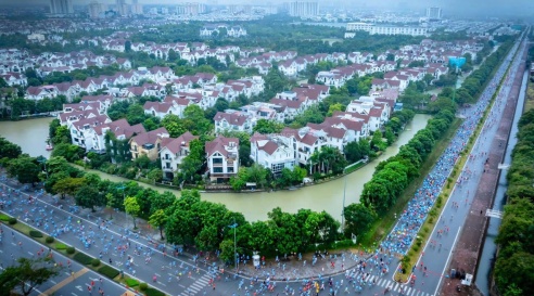 Bán biệt thự đơn lập góc Anh Đào, 200m, mặt tiền rộng. Đường lớn, nhà thô nguyên bản, giá 63 tỷ