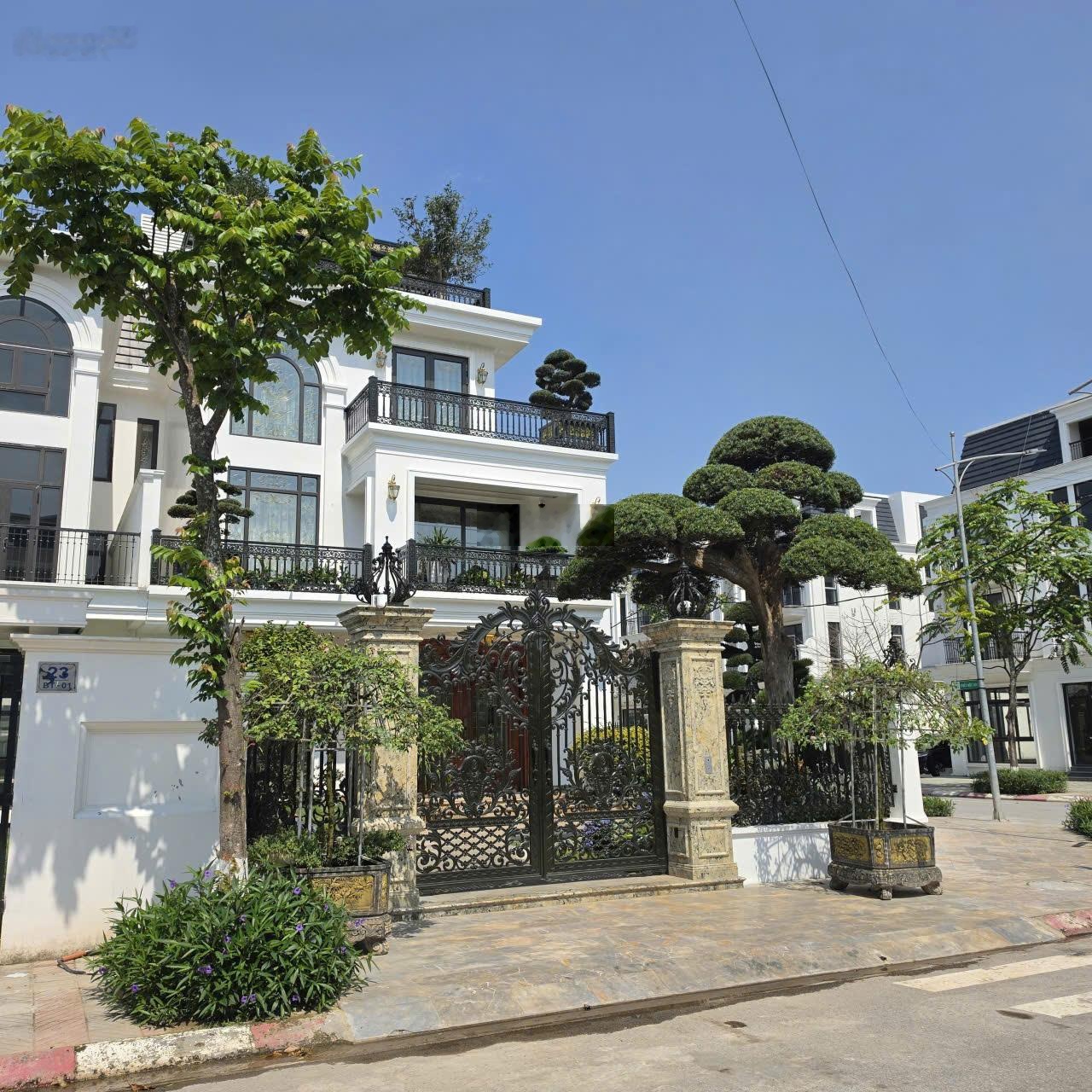 Biệt thự đơn lập hud mê linh central 375m² mặt tiền 15m đối diện kđt sun group 205ha