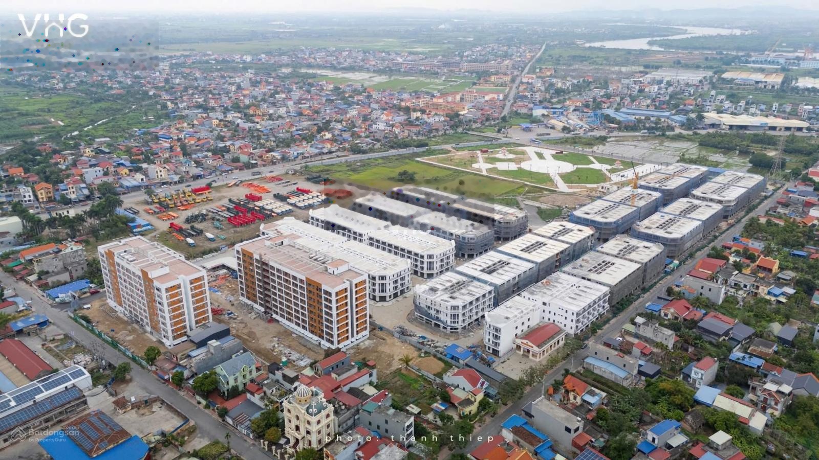 Bán liền kề 60m2 xây 4 tầng giá chỉ 3,45 tỷ trục thông dự án Himlam Central Park An Hồng Hải Phòng