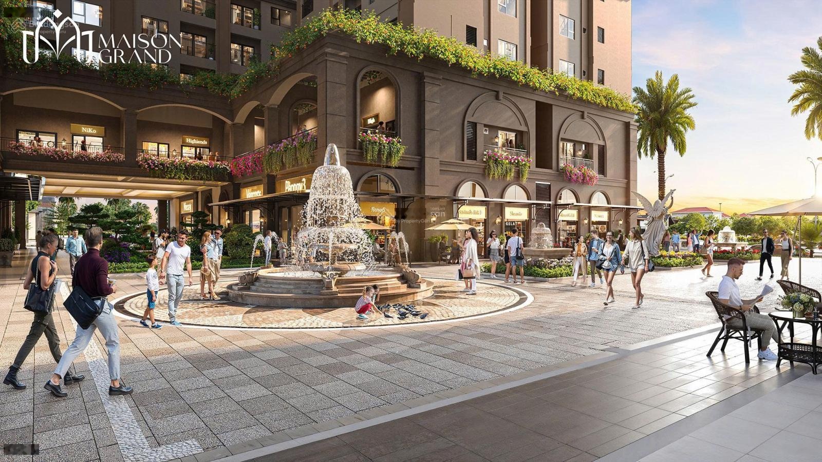 Bán căn hộ Maison Grand Phú Mỹ nơi an cư đầu tư cho thuê đầy đủ nội thất bàn giao gía 2 tỷ