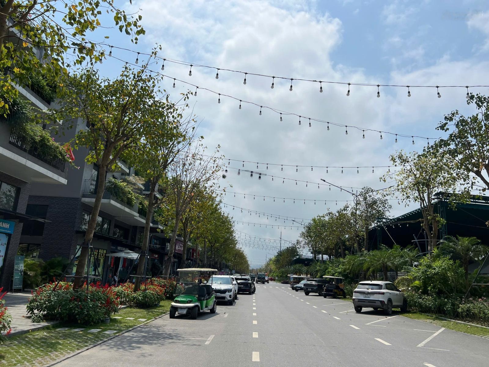 Shophouse mặt đường hùng vương đối diện biệt thự đảo