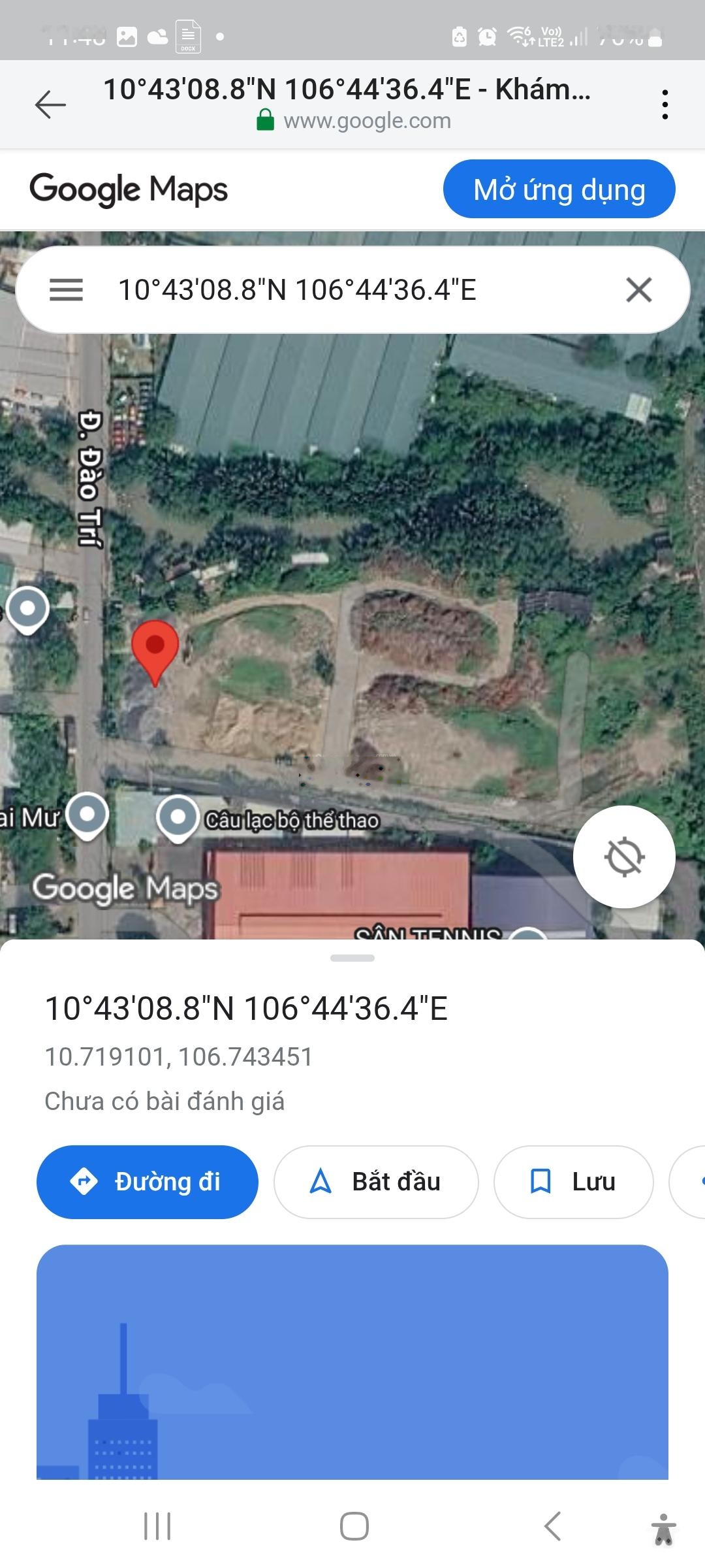Cần cho thuê mặt tiền đường Đào Trí Hơn 10.000 m² giá mềm