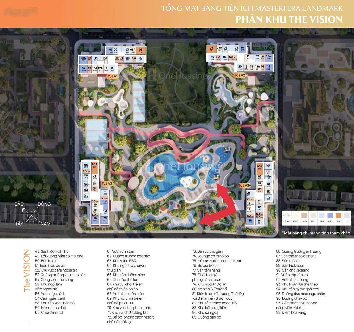 Bán Studio Masteri Era Landmark giá tốt nhất 2,1 tỷ, 34,1m2, Vinhomes Ocean Park 3