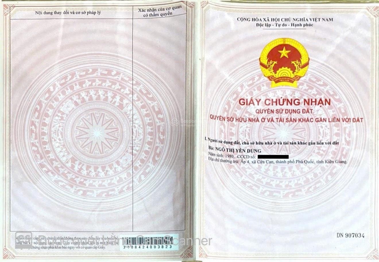 Bán đất tại Ấp 3, Cửa Cạn, Phú Quốc