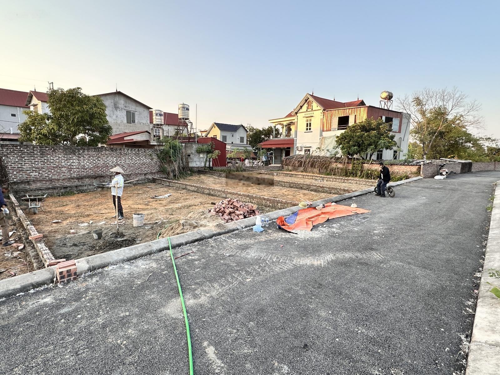 CC bán 80m2 Bắc Phú - Sóc Sơn, ô tô 16 chỗ vào đất, đường trải nhựa apphan