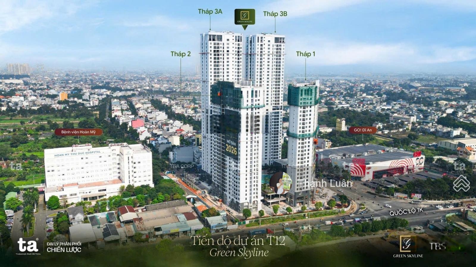 (TIN ĐĂNG ĐÚNG) Green Skyline giỏ hàng căn 1PN+ Tầng 10 giá 3 tỷ full vat, lìxì Vàng chiết khấu 15%