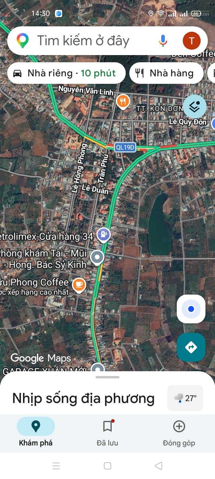 Bán đất nền 195m2 tại Lê Quý Đôn, Mang Yang, giá ưu đãi 2,1 tỷ