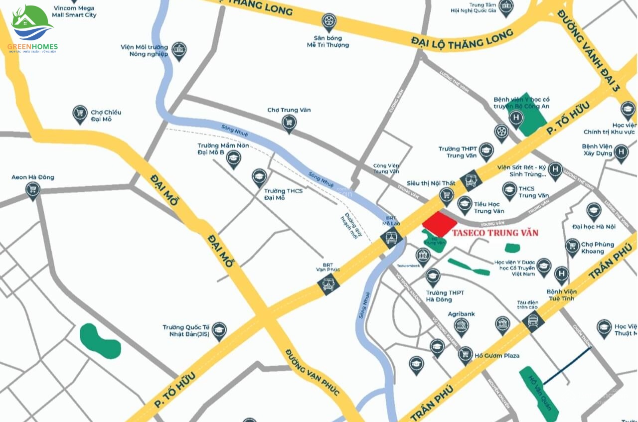 Shophouse tại Taseco Trung Văn, 100m2, 4 tầng, pháp lý đầy đủ