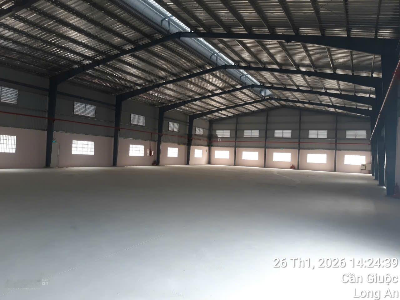 Chính chủ cho thuê kho xưởng mới 100% vị trí chiến lược tại Cần Giuộc - Long An