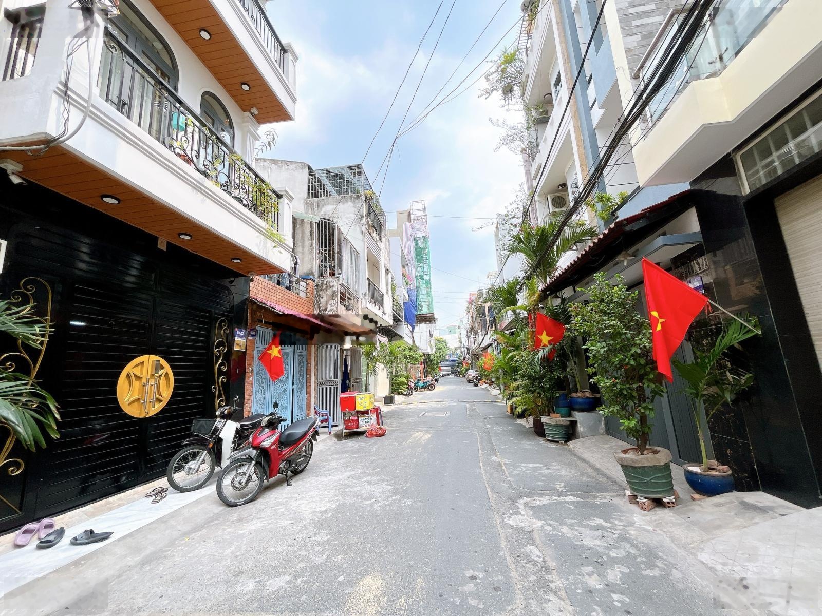 Bán nhà hẻm 8m vườn lài, phường phú thọ hòa, quận tân phú. dt: 4x19met - 3 tấm đẹp - 10,95 tỷ tl