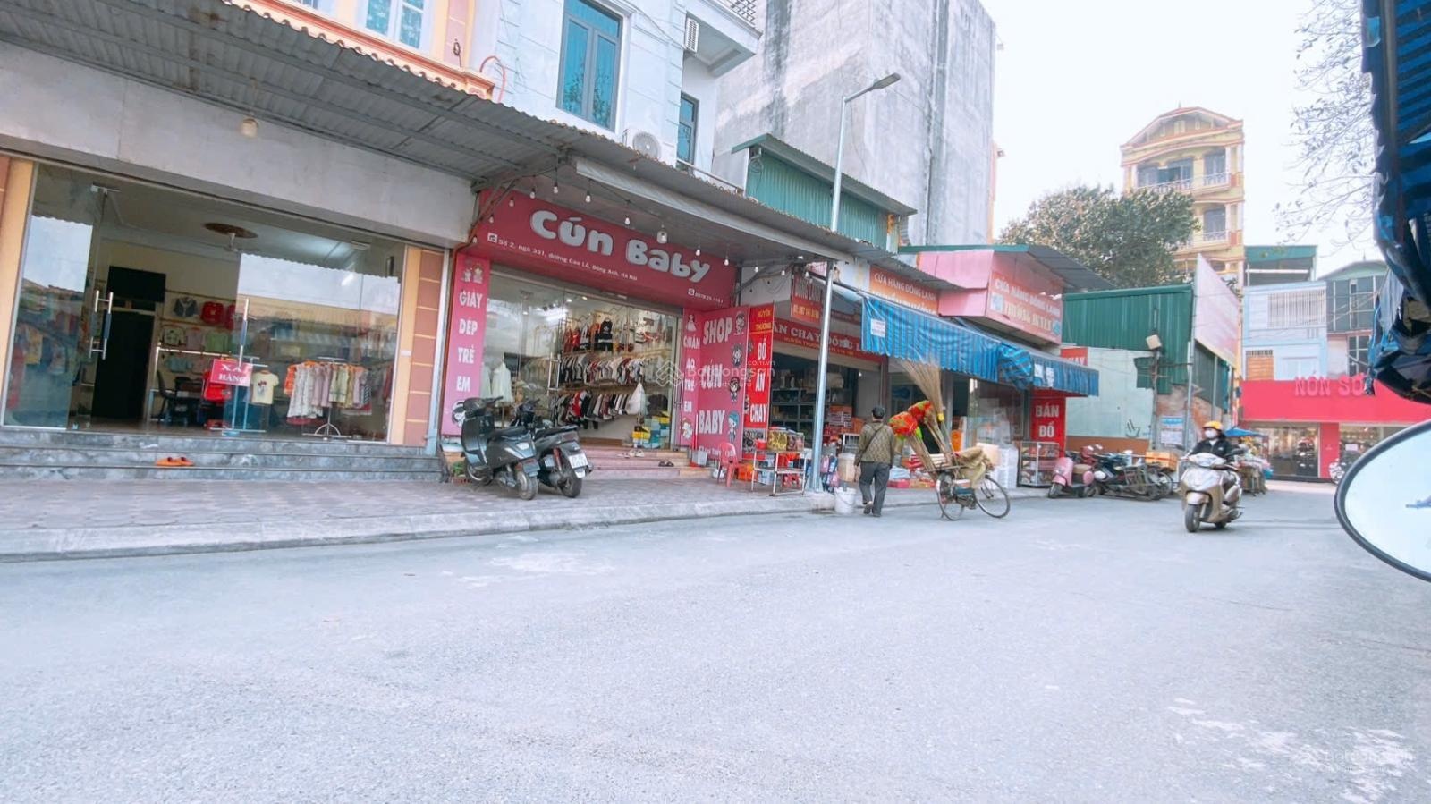 Phố cao lỗ, chợ tó, đông anh - bán nhà 3 tầng kinh doanh dòng tiền - diện tích 90m.