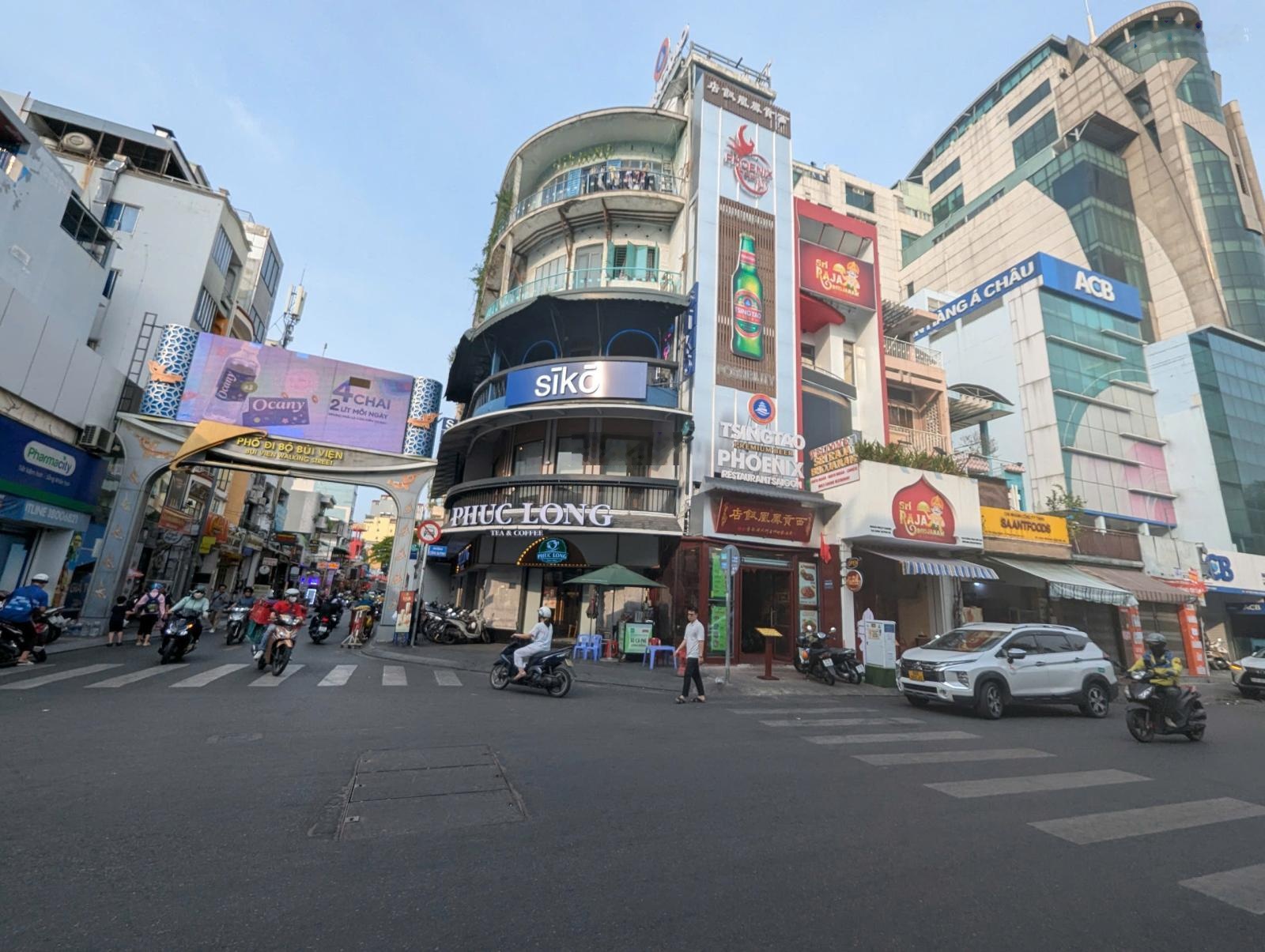 150tr/th , chỉ 45 tỷ, Góc 2 Mặt Tiền Khu Tây Bùi Viện, Cho Thuê Đỉnh
