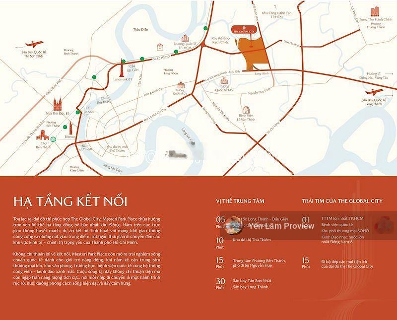 Bán căn hộ Masteri Park Place, 2PN - 80m2, view kênh đào nhạc nước