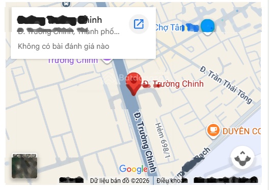 Sốc! Nhà góc 2 mặt tiền hẻm Trường Chinh 56m² 3pn + mặt bằng KD, chốt ngay