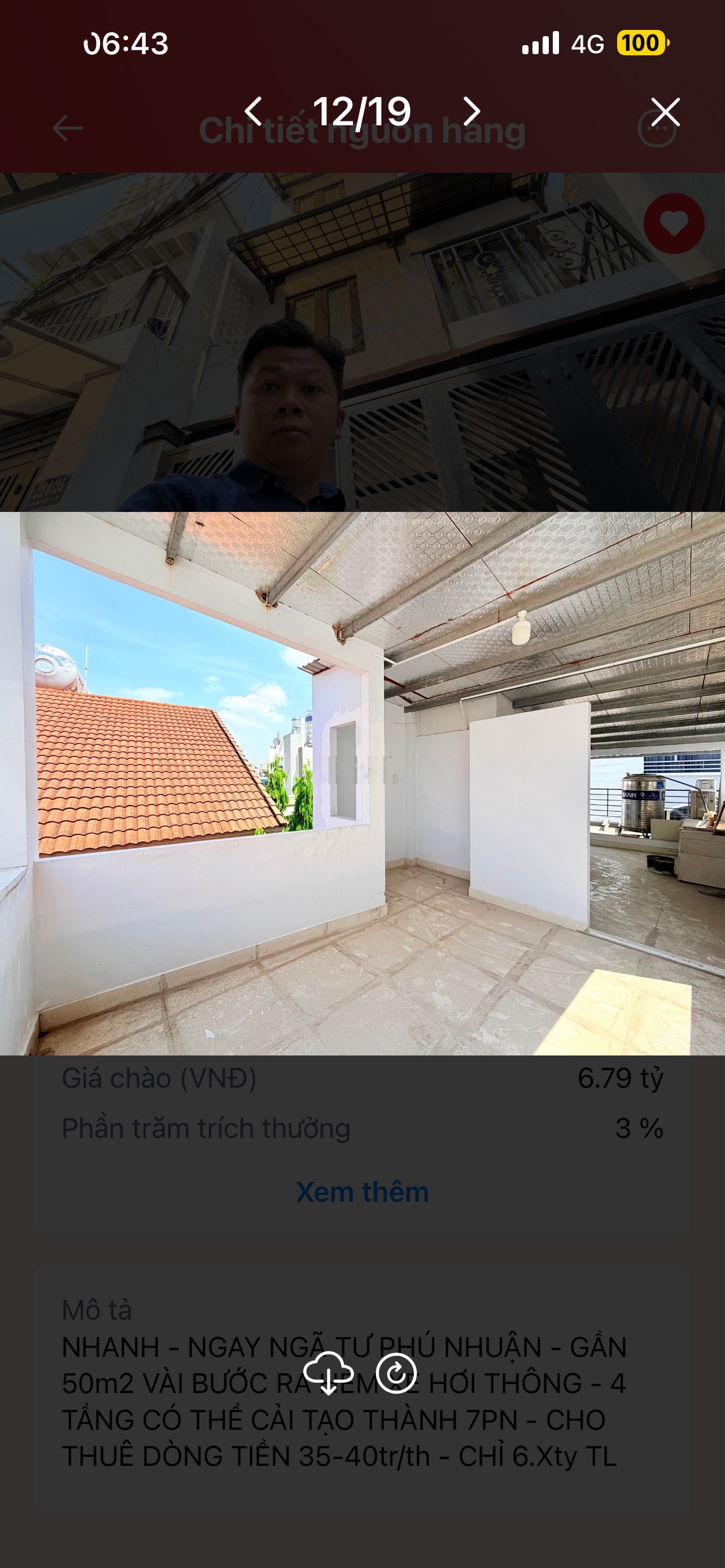 Bán NR siêu hot tại Đường Phan Đình Phùng, giá ưu đãi 6,79 tỷ, 48m2