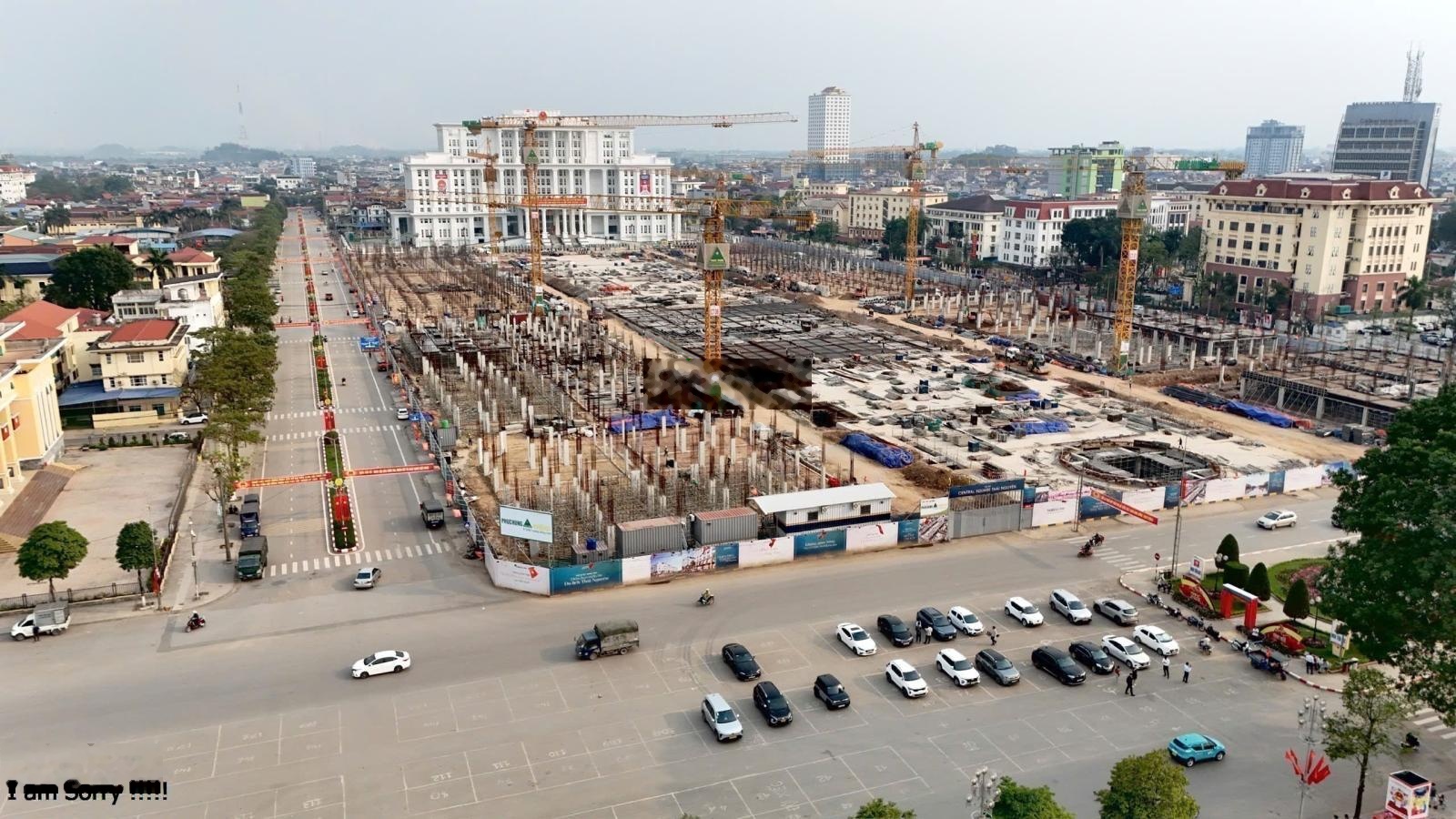 Shophouse Central Square - Phố đi bộ Thái Nguyên 100m2, 150m2, giá gốc chủ đầu tư