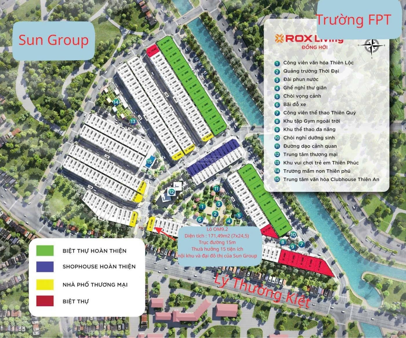 ĐẤT NỀN dự án trung tâm giá nét. Ngay phường bắc lý. Đồng Hới 171m2