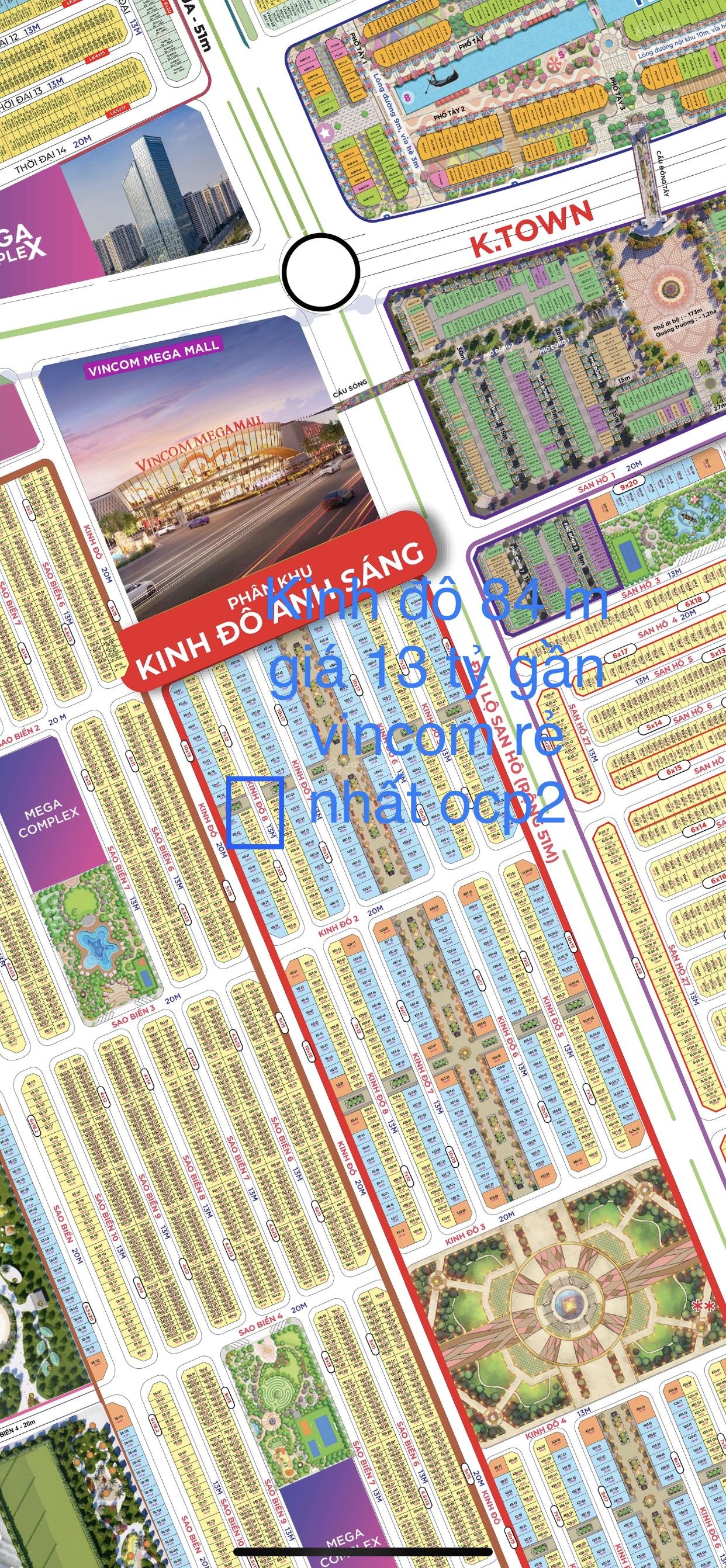 Lãi ngay 2 tỷ khi mua Kinh Đô 84m2 Vinhomes Ocean Park