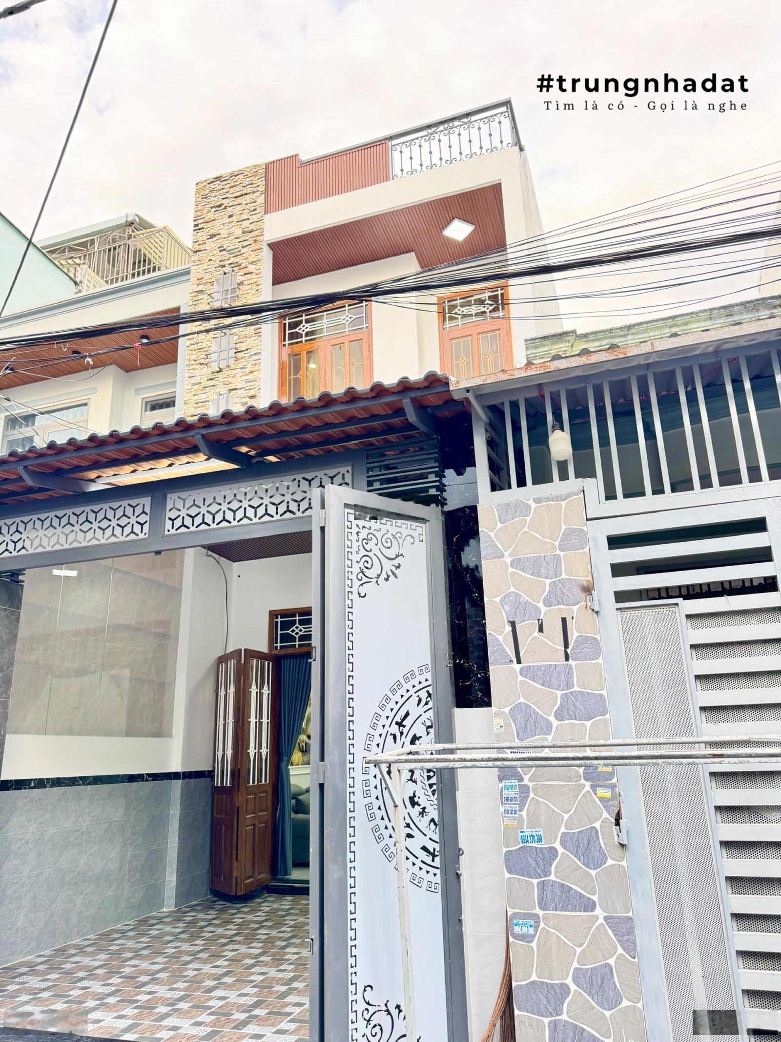 Nhà đúc kiên cố - hẻm 5m nhựa - ngay trung tâm hành chính - tiện ích bao la