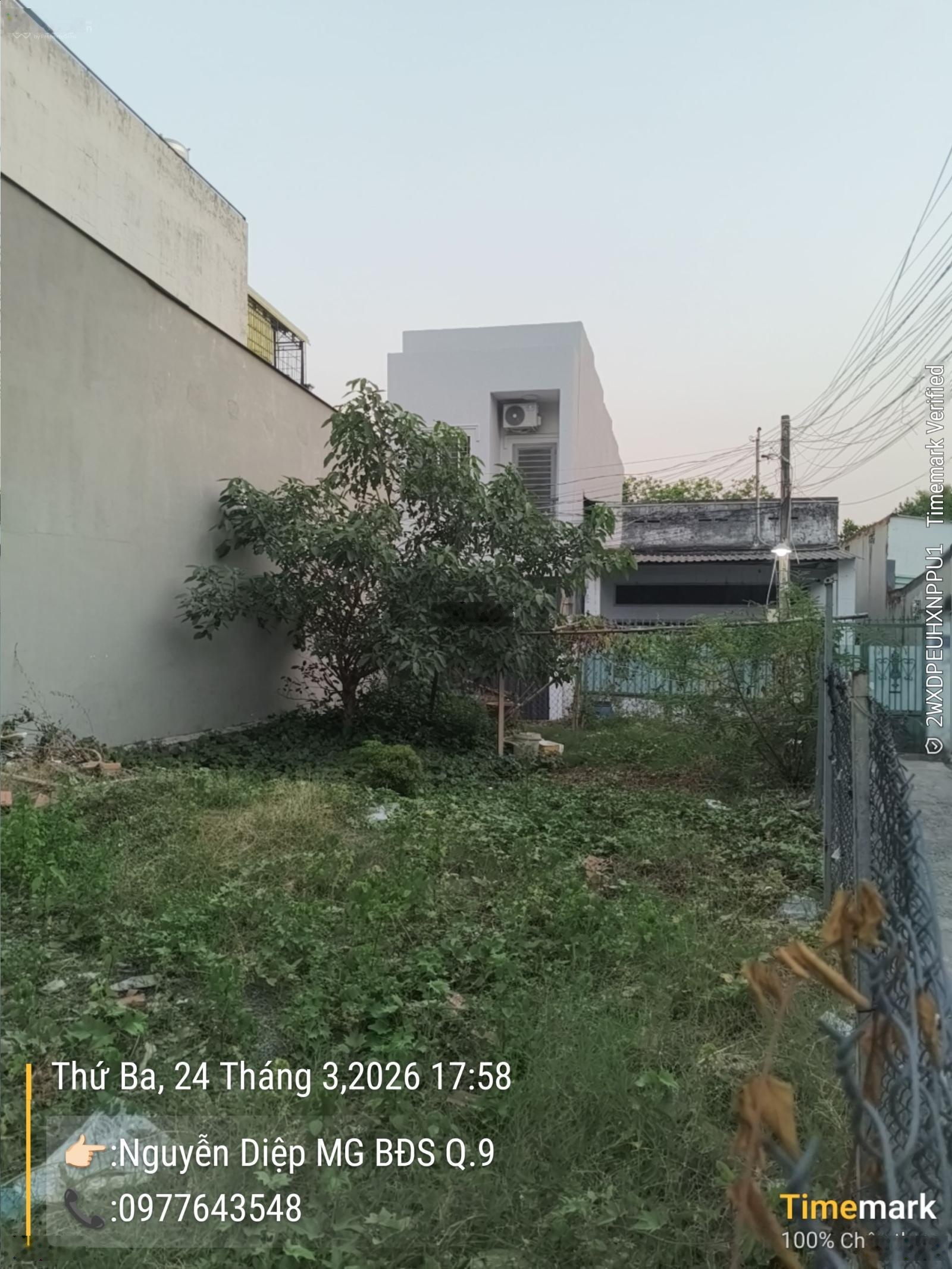 Bán lô đất thông số đẹp ngang 6,2*17m p. Tăng Nhơn Phú A 100m2 giá 7 tỷ 9.
