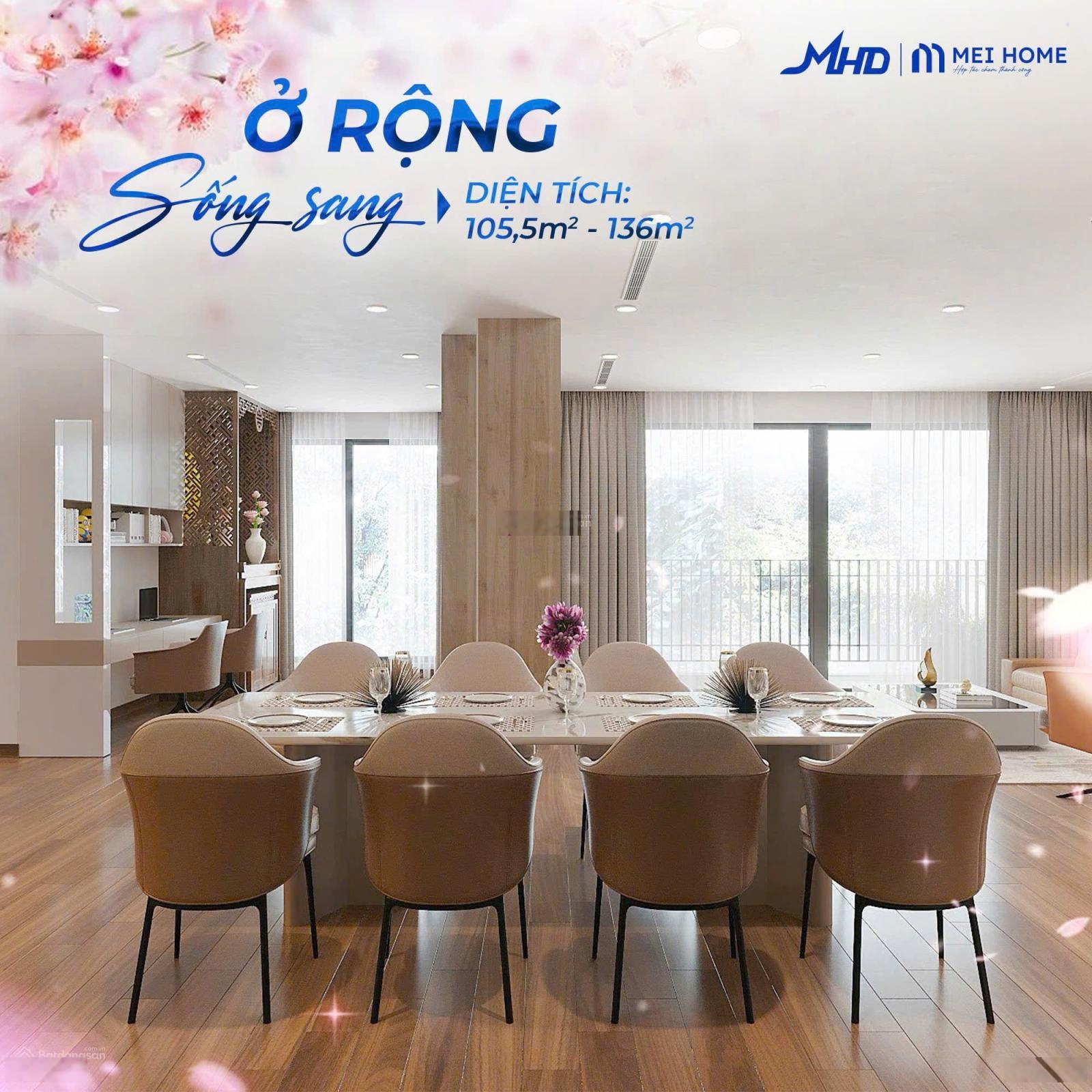 Bán căn 3 phòng ngủ đẹp nhất giá tốt nhất thị trường tại dự án MHD Trung Văn