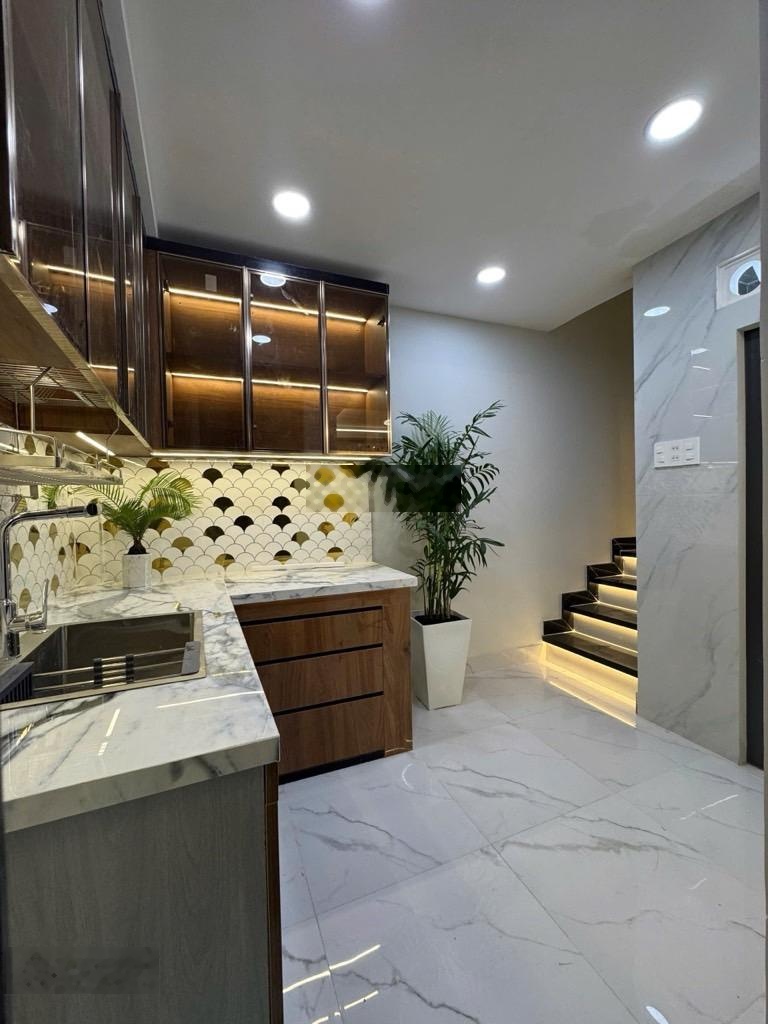 Nhà đẹp Q6 - HXH DTSD ~224m2, 4 tầng & 5PN & 5WC. Kế bên Công Viên Phú Lâm, cách Aeon Mall ~10p