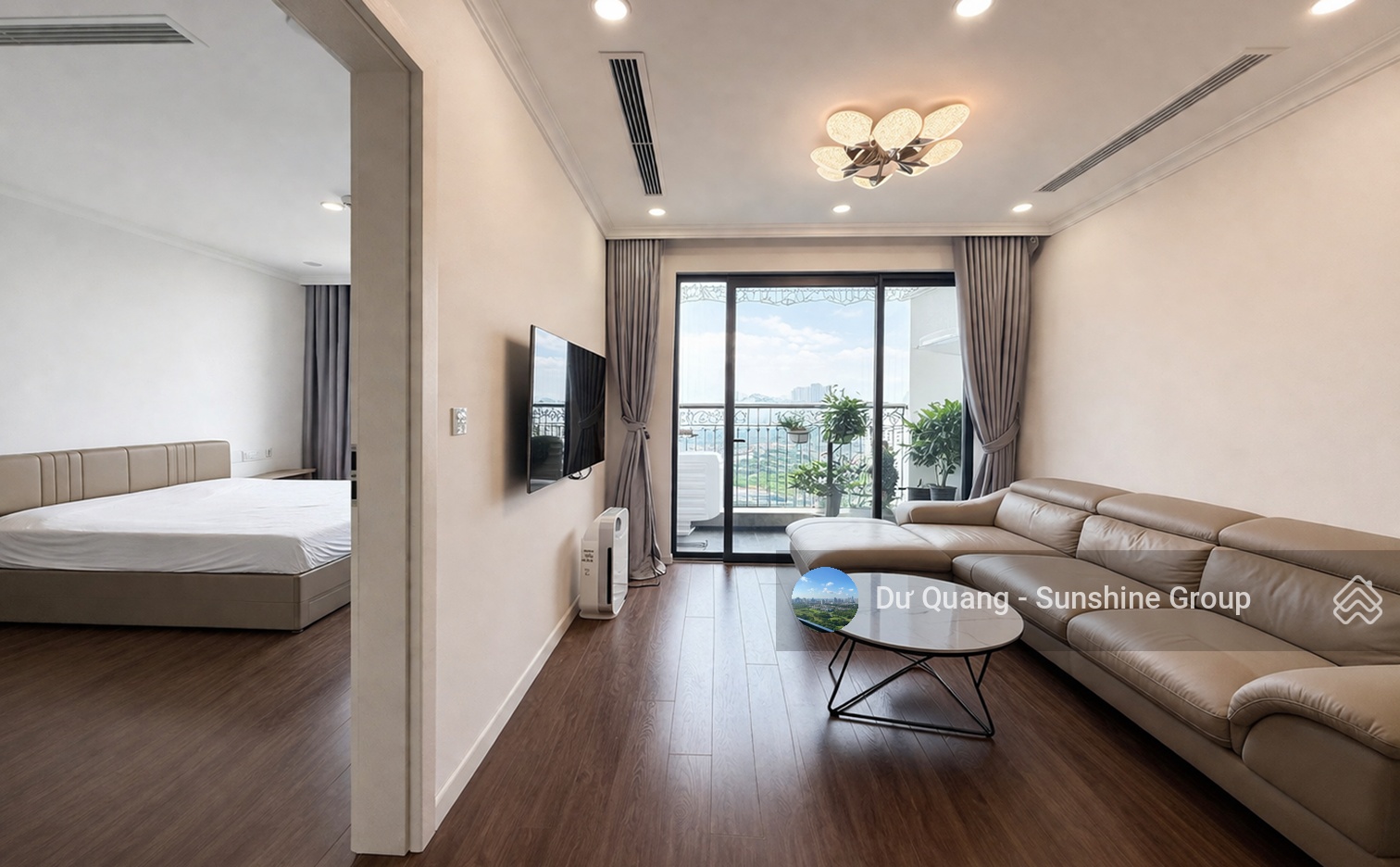 Bán căn 2 ngủ Sunshine Riverside - 64.5m2 - tầng trung cao - view sông + cầu Nhật Tân - giá: 6,7 tỷ