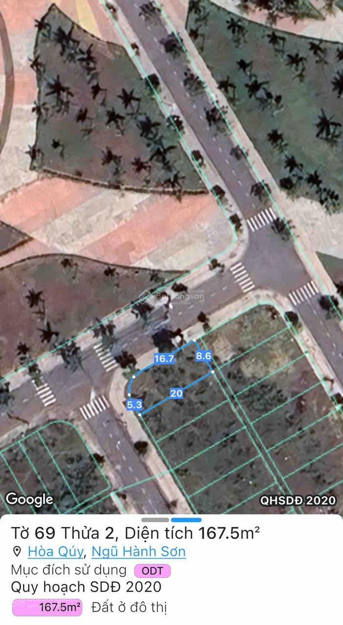 Bán gấp lô góc đẹp Đầm Sen 21 - 167.6m2 2MT view công viên Giá tốt 14.55 tỷ