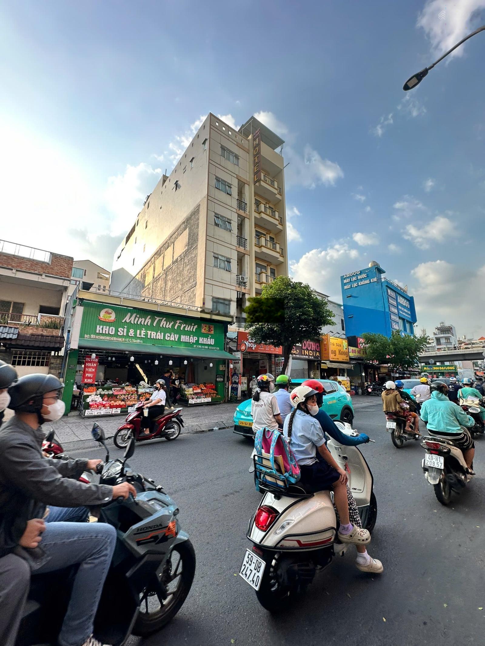 Mặt tiền ngang gần 8m Hoàng Hoa Thám Tân Bình - 309m2 đất vàng - Xây Building 7 tầng
