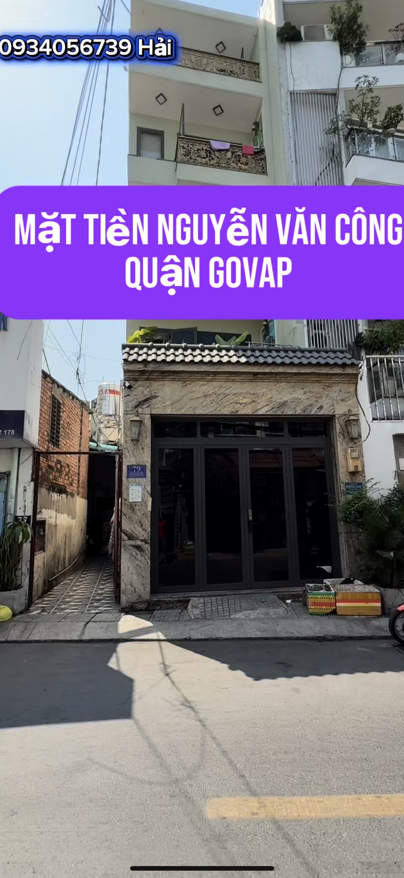 Nhà 3,5Lầu Mặt Tiền Đường Nguyễn Văn Công, P3, Quận Govap