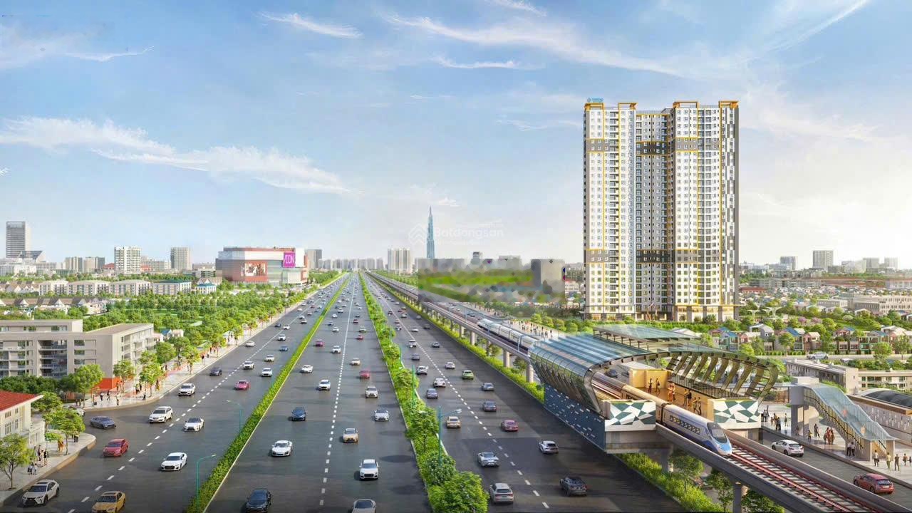 Căn 2 phòng ngủ full nội thất - mặt tiền quốc lộ 13 - tháng 6 bàn giao ở liền