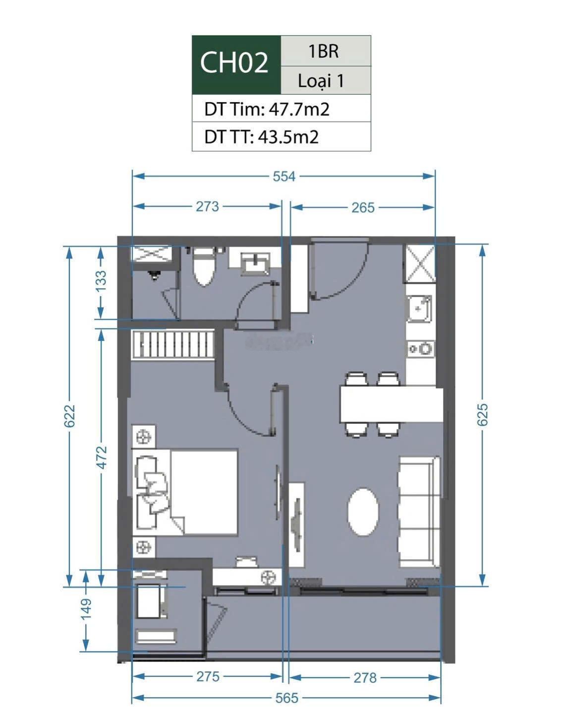Bán gấp căn 1PN view hồ tòa A1 chênh siêu nhẹ 800tr vay HTLS 0% đến T8/2027. Vào tiền chỉ 1,7 tỷ