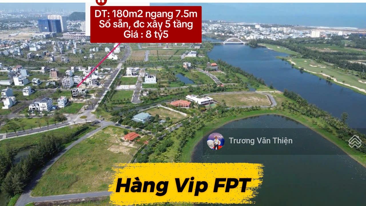 Lô đất vip fpt city diện tích lớn hiếm gặp