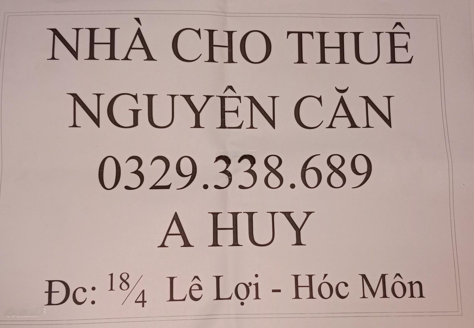 Bán Nhà riêng 32m2, 2 tỷ tại 18/4b, Lê Lợi, Hóc Môn, view đẹp uy tín