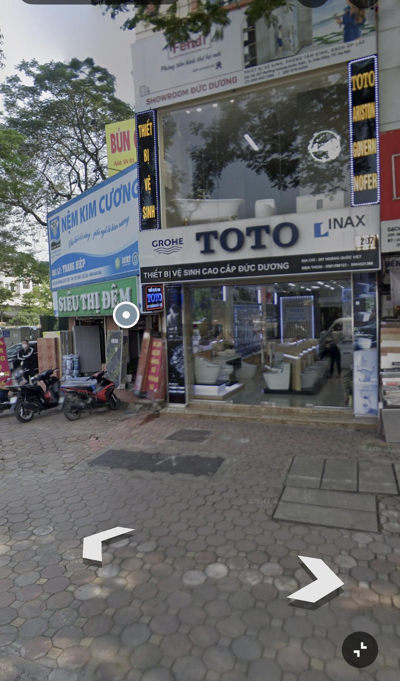 Cho thuê Nhà nguyên căn mặt đường Hoàng Quốc Việt, phường Nghĩa Đô, Hà Nội, 90m2, mặt tiền 5m