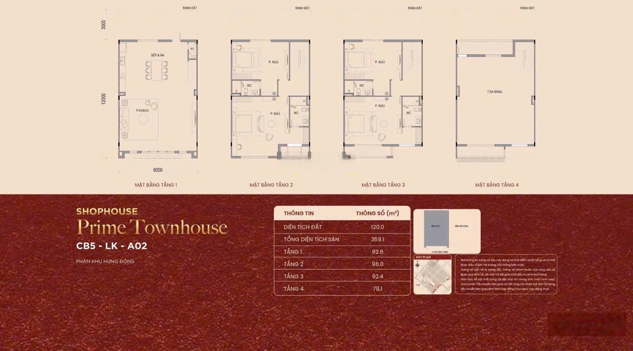 Liền kề 120m2 áp góc rẻ nhất Vinhomes đường 17m giá full 23 tỷ