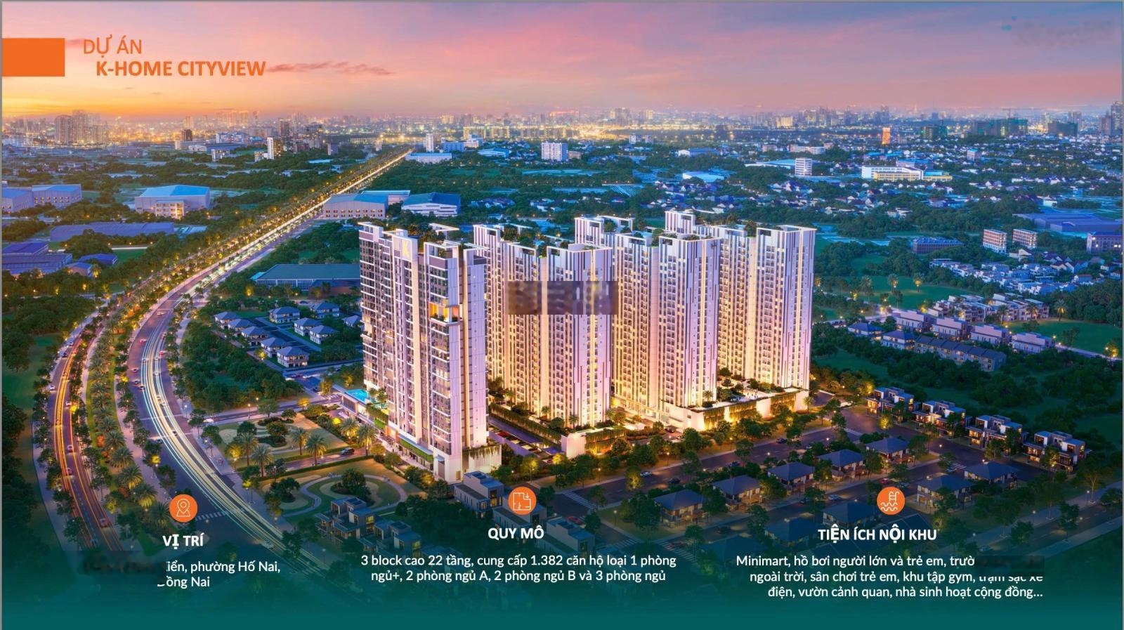 K-home city view cơ hội sở hữu nhà ở xã hội tại biên hòa