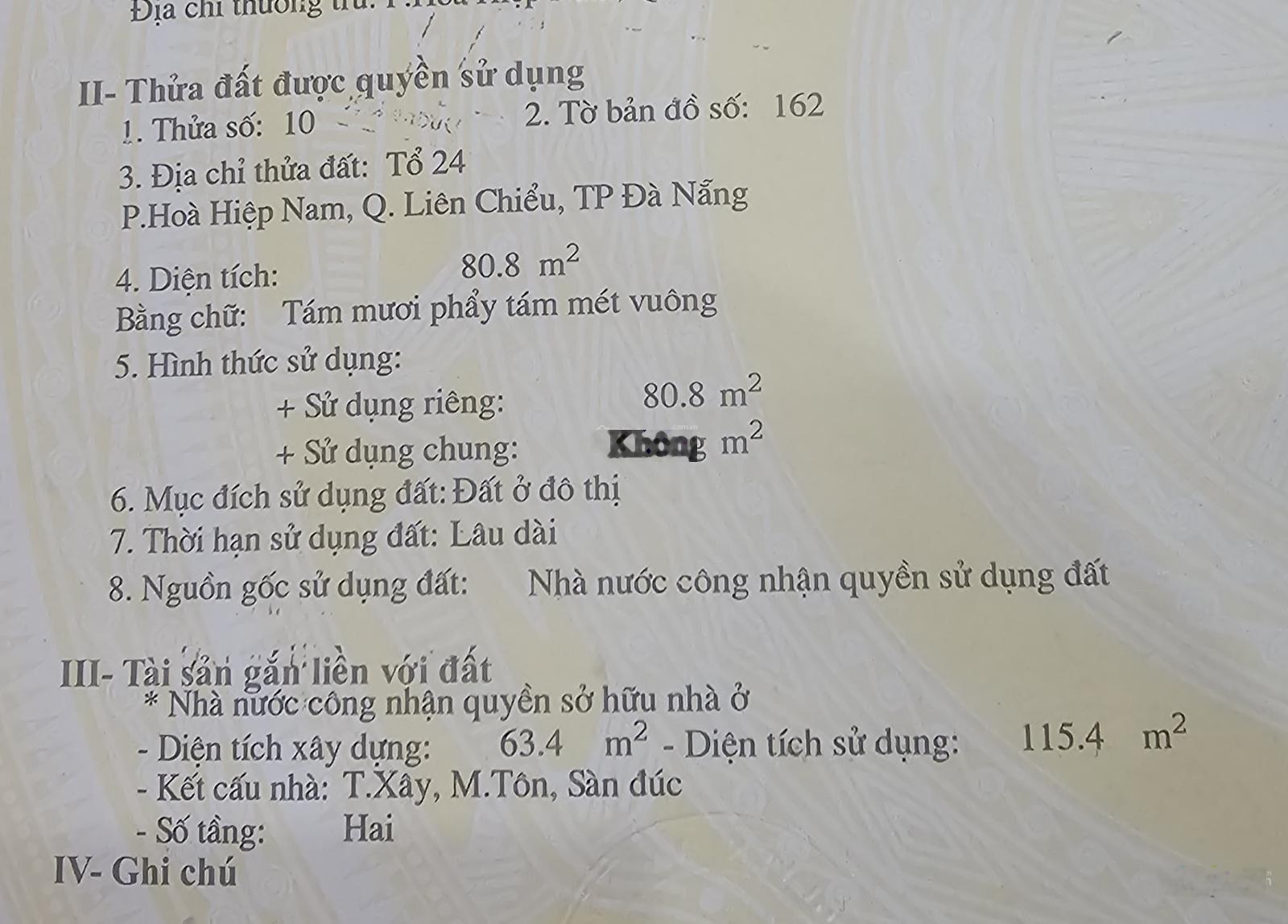 Nhà kiệt nguyễn lương bằng , hòa hiệp nam , liên chiểu , đà nẵng