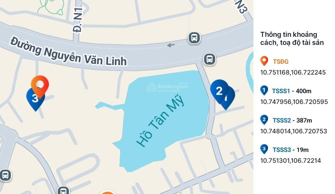 Ngân hàng bán trực tiếp77,45m2 đất tại phường Tân Thuận, Thành phố Hồ Chí Minh