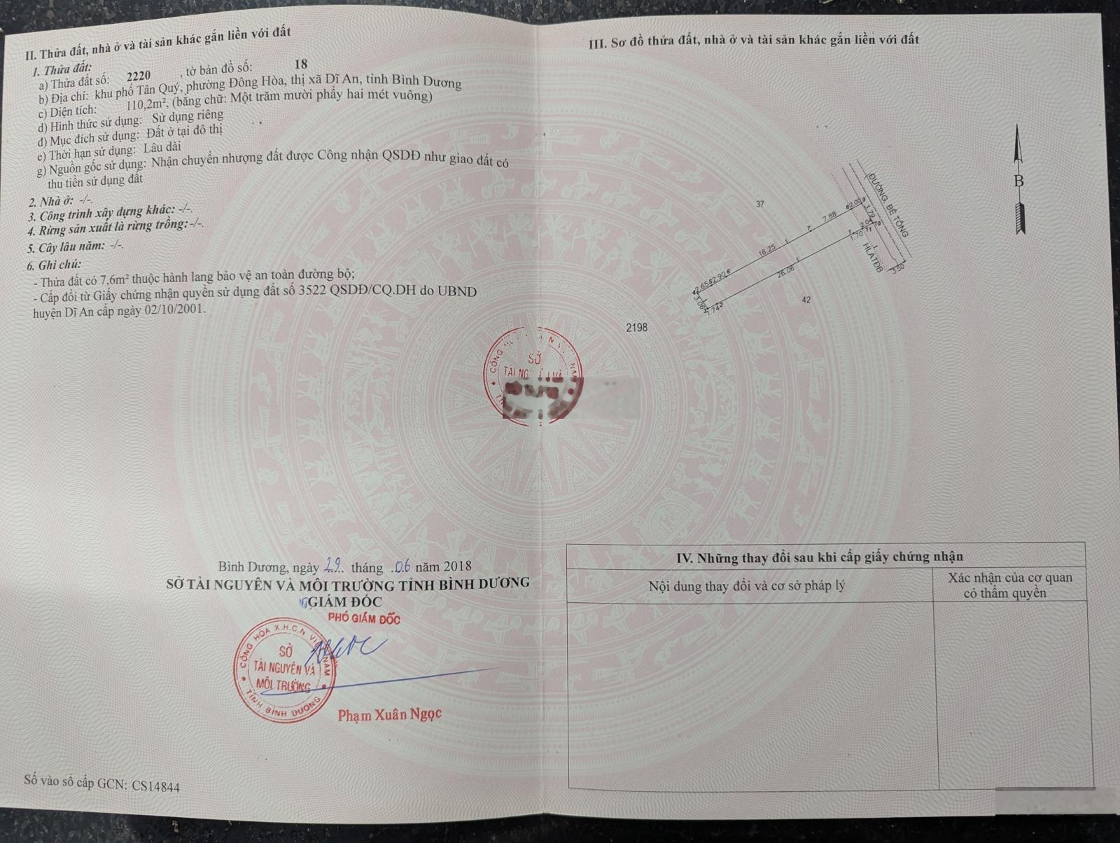 Bán đất gần siêu thị Go Dĩ An Quốc Lộ 1K gần làng đại học 110m2 (trên đất có 6 phòng trọ)