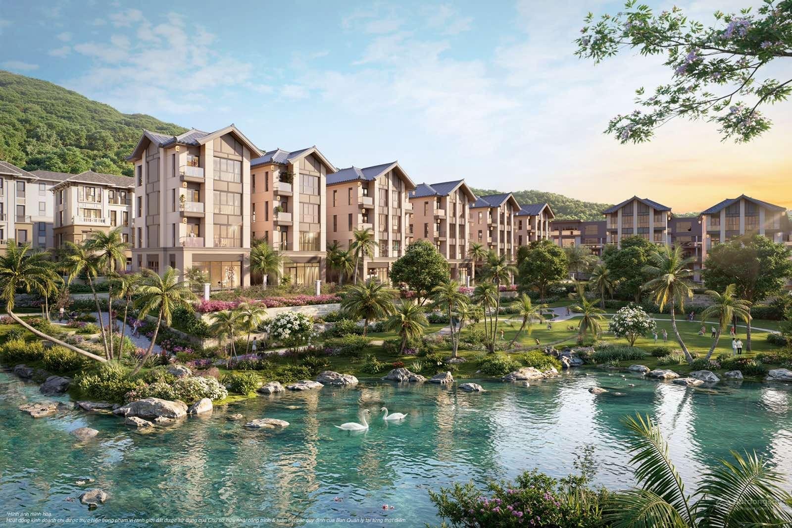 Bán suất 2 suất liền kề 63m2 view suối tại dự án hải vân bay giá đợt 1 ưu đãi