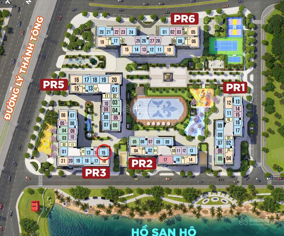 Bán căn chung cư 0415 Paris 3 Ocean Park, 2 phòng ngủ, 2 vệ sinh