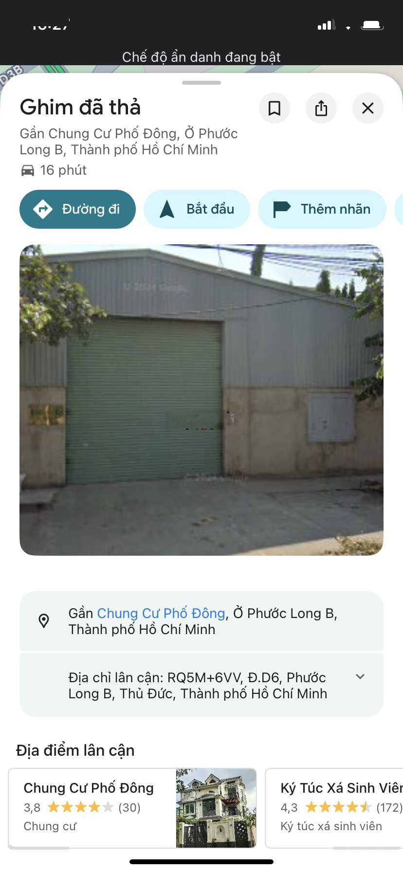 Cho thuê mặt bằng rộng 640m2 mặt tiền 32m thoáng có mái che